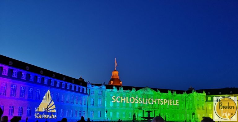 Schlosslichtspiele vom 16.8.-17.9.23 in Karlsruhe
