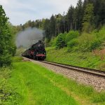 Historische Dampfzugfahrten von Karlsruhe durch das Murgtal