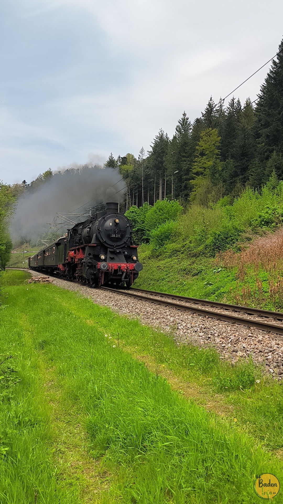 Fahrt mit dem historischen Dampfzug nach Bad Herrenalb