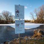Eislaufen auf Seen der Günther-Klotz-Anlage untersagt