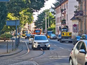 Umfangreiche Bauarbeiten in Durlach